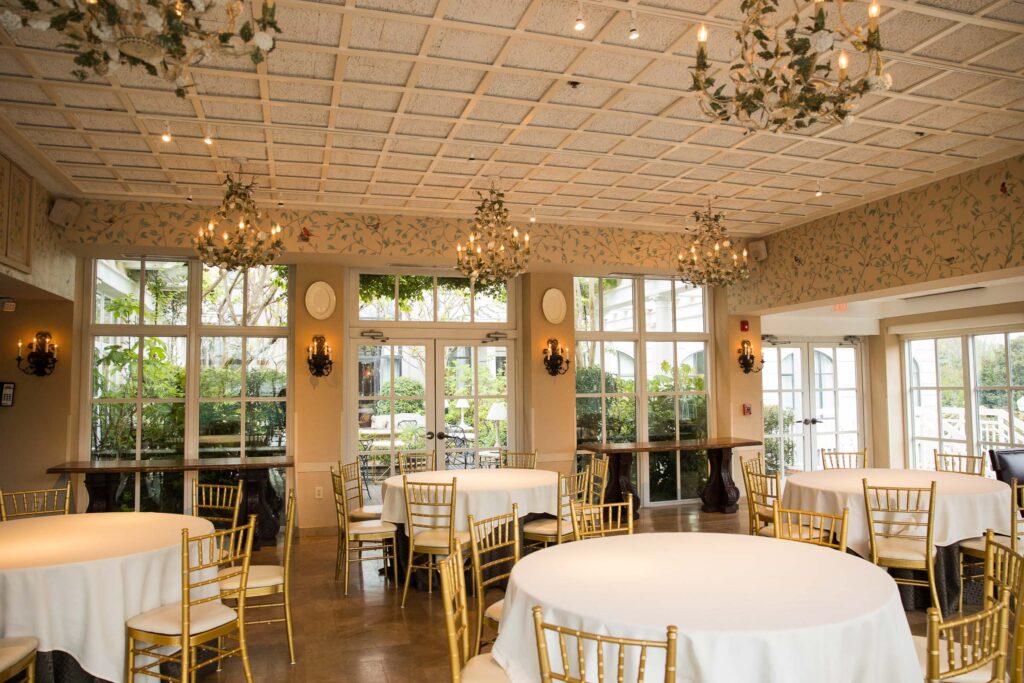 Pavilion Room at the O.Henry Hotel is perfect for elopements and micro weddings in Greensboro