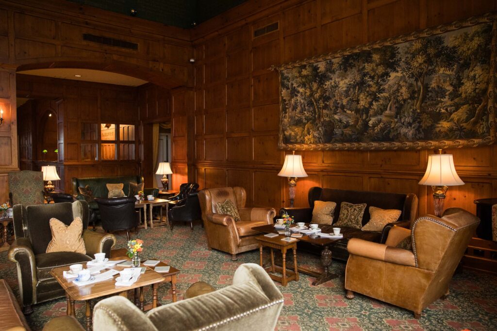 afternoon tea service at the O.Henry Hotel in Greensboro, North Carolina