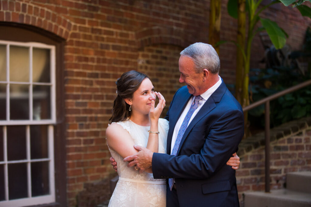 wedding at the Brookstown Inn in Winston-Salem, NC