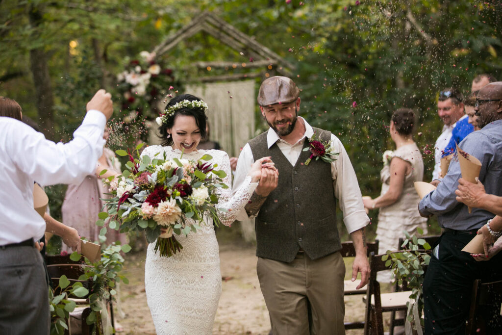 couple eloping at elkin creek vineyard in nc yadkin valley wine country
