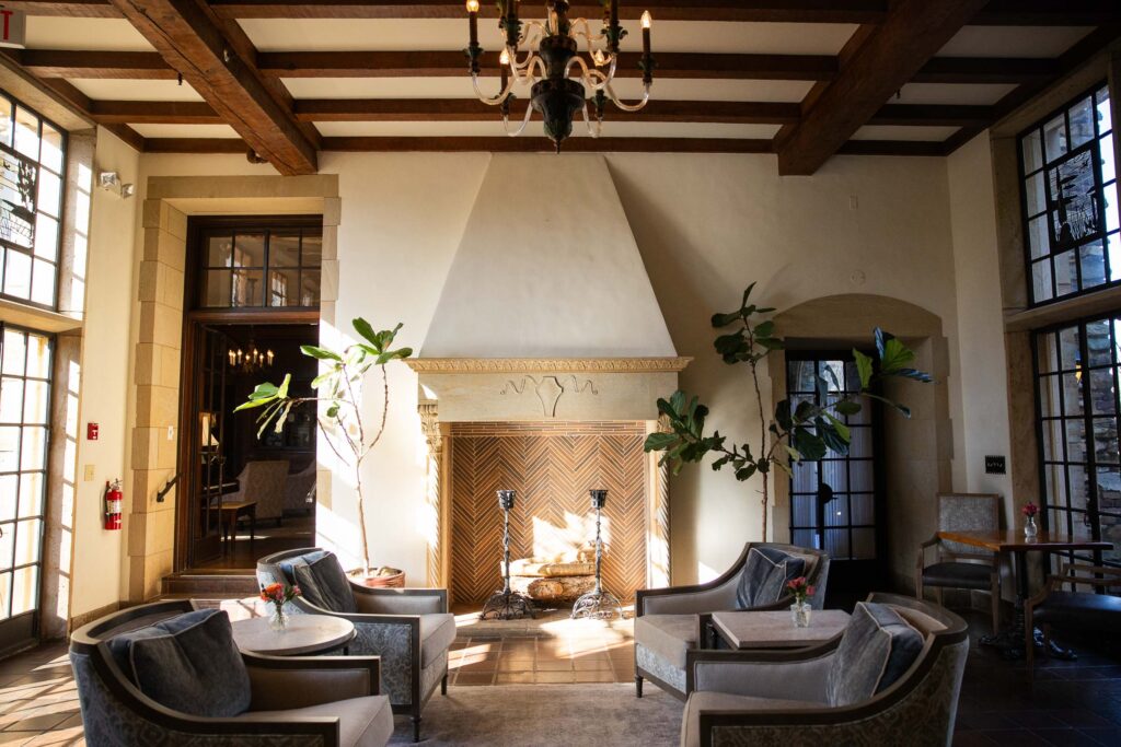 beautiful room inside the graylyn estate in winston salem nc