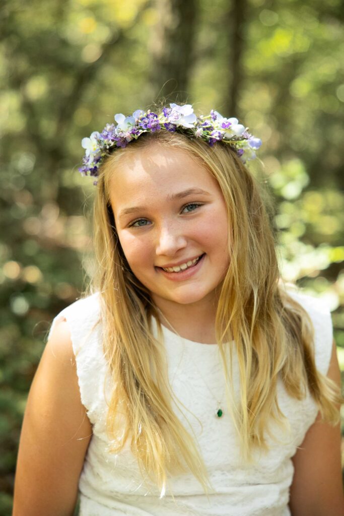 Elopement with a child at Pilot Mountain State Park in the North Carolina foothills