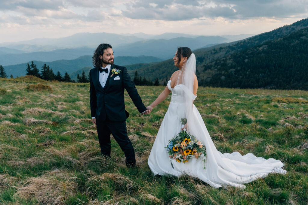 elopement at carver's gap roan mountain