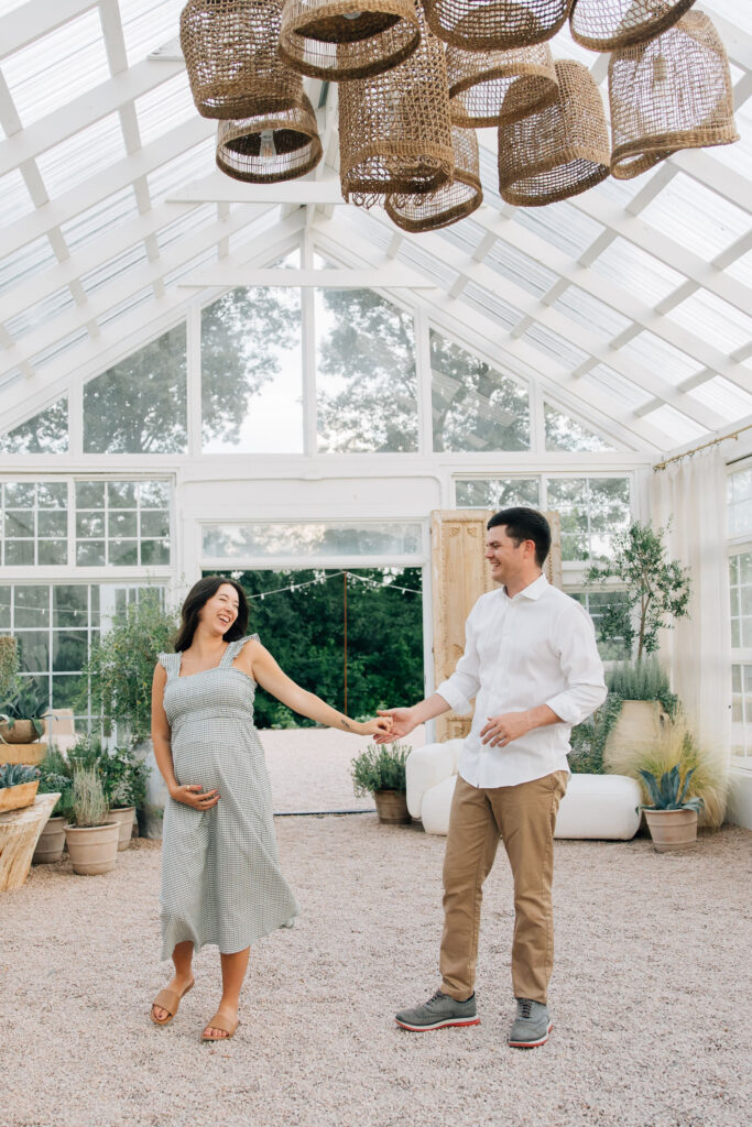 fleurish greenhouse maternity photos