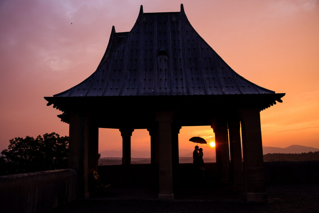biltmore estate proposal at the tea house on the terrace